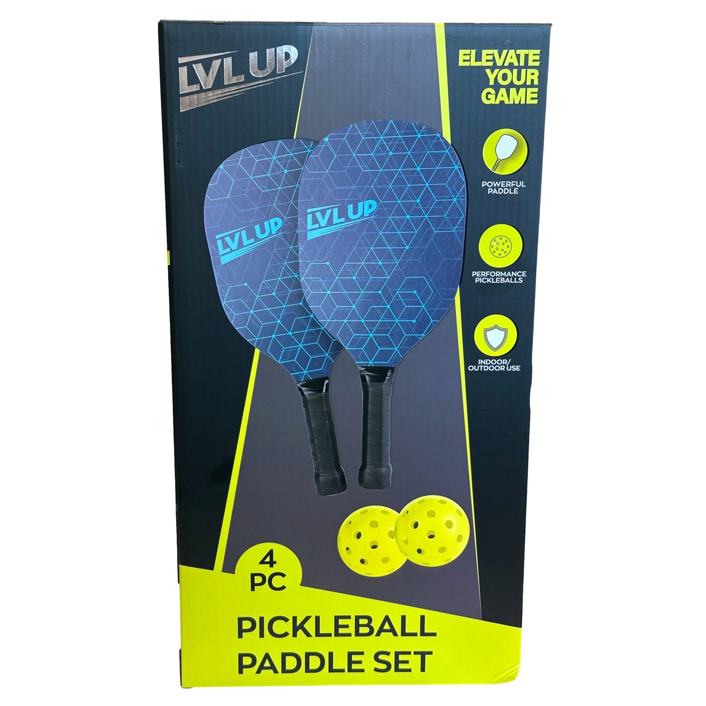 4 PC PICKLEBALL PADDLE SET