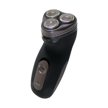 BLACK 3-HEAD RECHARGEABLE ROTARY SHAVER