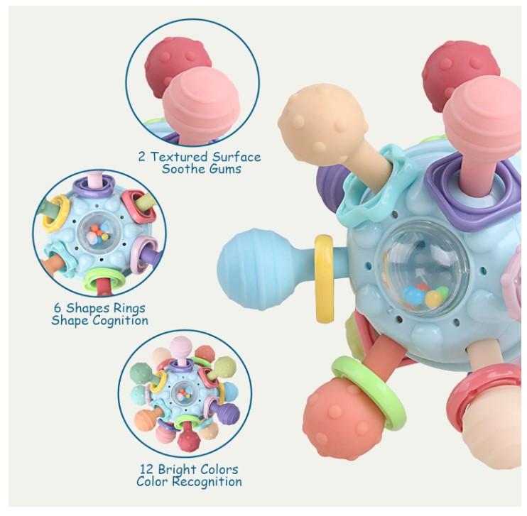 INFANT SENSORY CHEW RATTLES