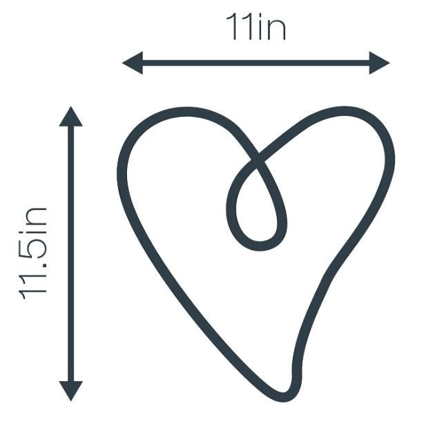 NEON HEART LED WALL LIGHT