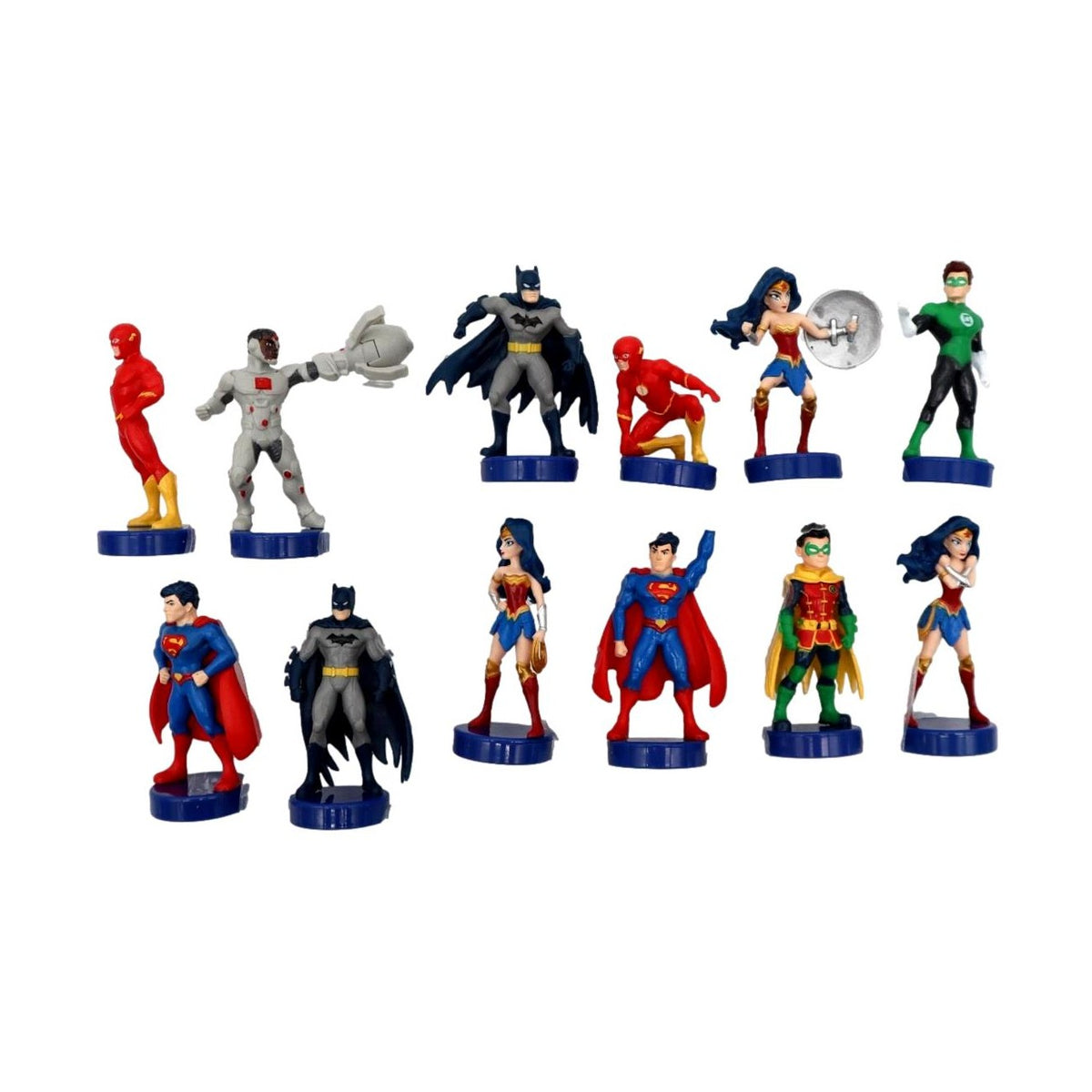12 PC JUSTICE LEAGUE STAMPER SET