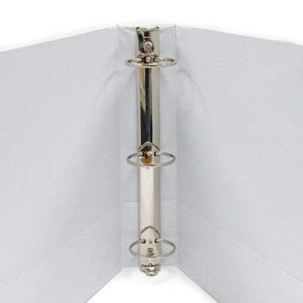 2 IN WHITE 3-RING BINDER CLEARVIEW FRONT/BACK