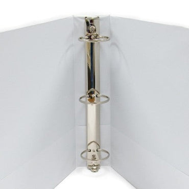 2 IN WHITE 3-RING BINDER CLEARVIEW FRONT/BACK