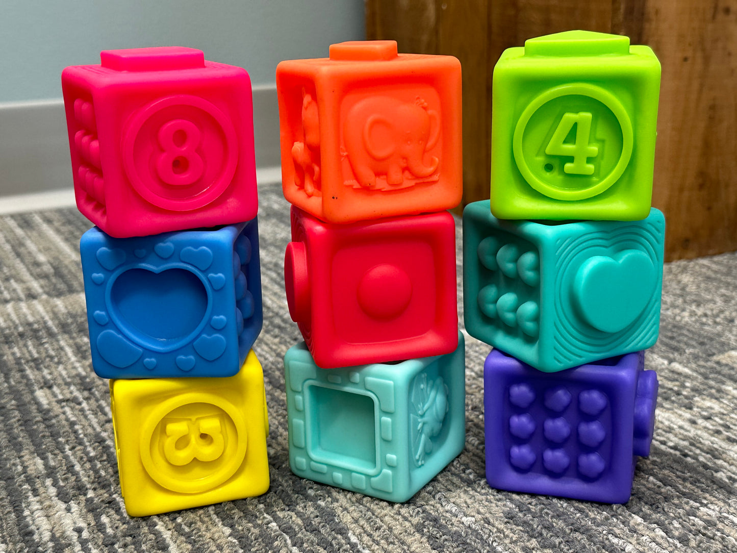 9 PC STACKING WONDER BLOCKS