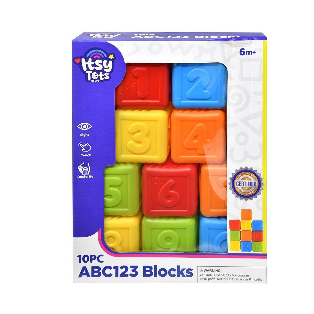 10 PC PLASTIC BLOCK SET
