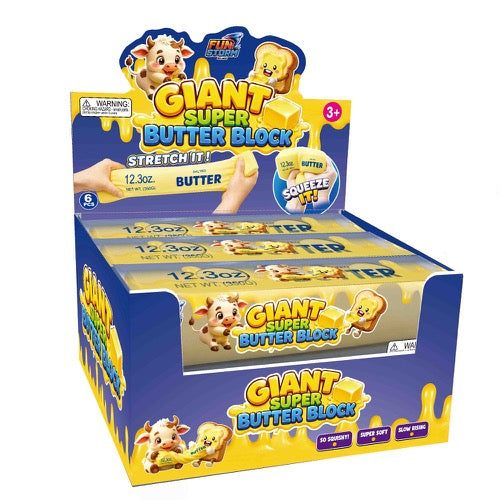 GIANT SUPER BUTTER BLOCK SQUISH