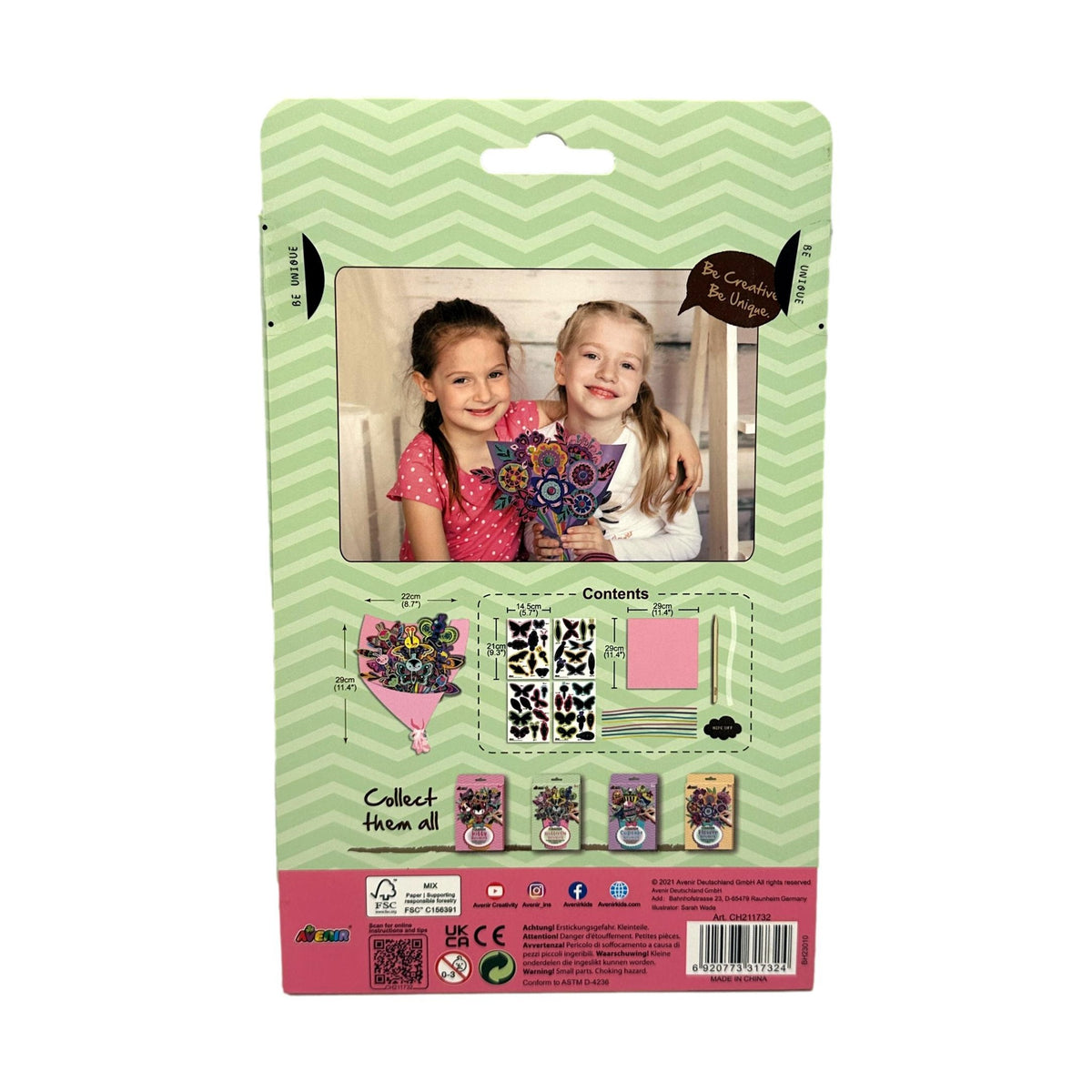 SCRATCH BUTTERFLY BOUQUET SET