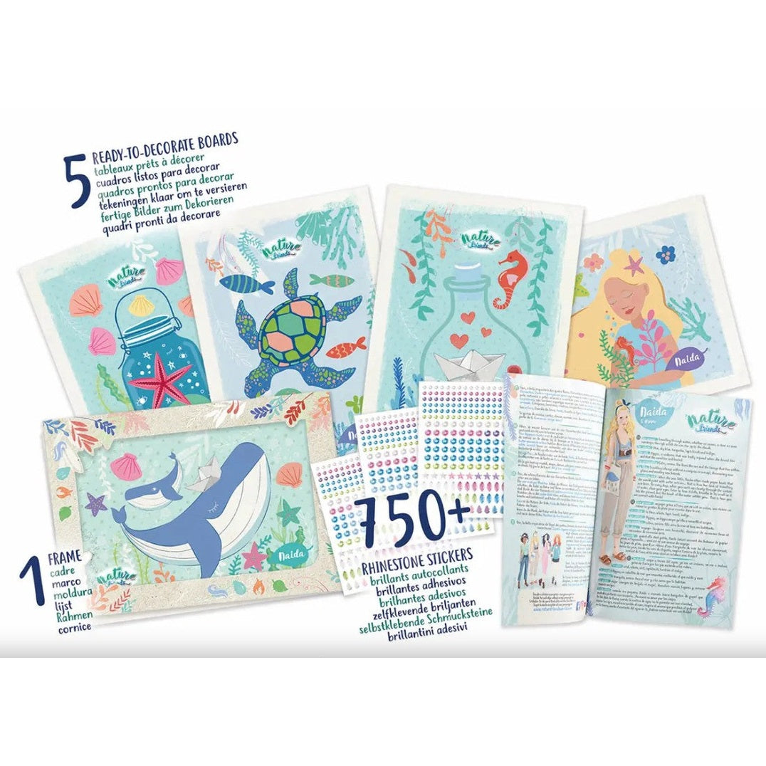 MOSAIC AND STRASS ART NAIDA AND HIPPOS SET