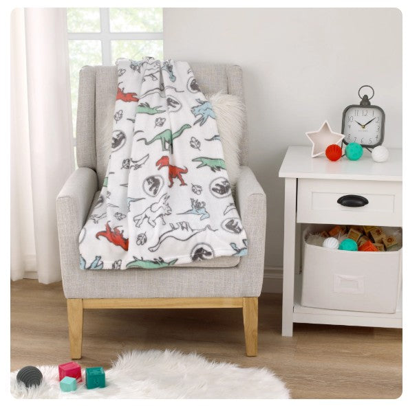 FLEECE JURASSIC WORLD TODDLER BLANKET 40 X 50 IN