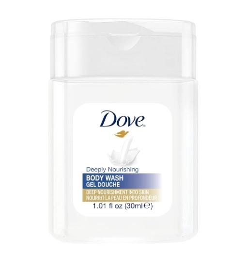 1 OZ DOVE BODY WASH DEEPLY NOURISHING