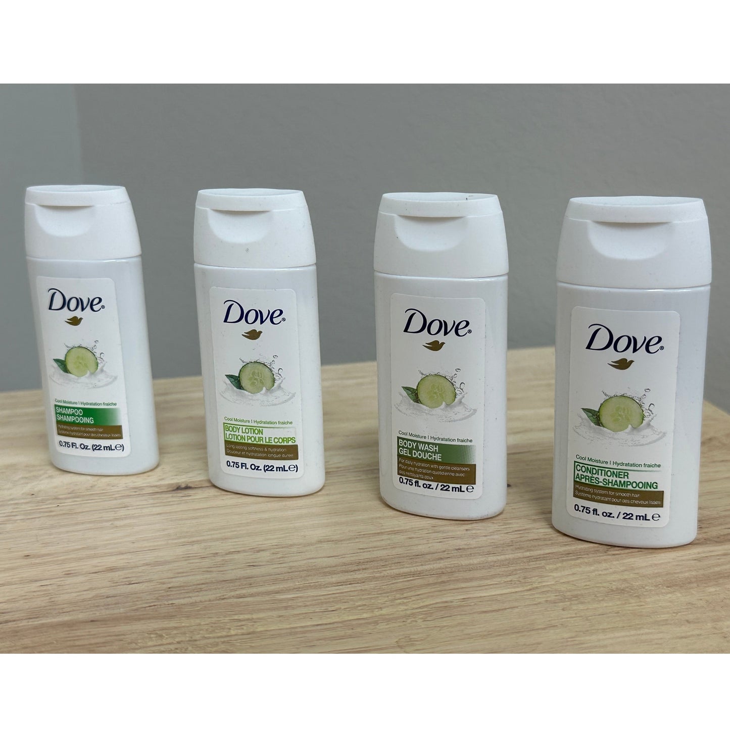 Loción de pepino Dove de 0.75 oz