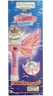 MAGIC PRINCESS BUBBLE BLOWER WITH LIGHTS AND SOUND