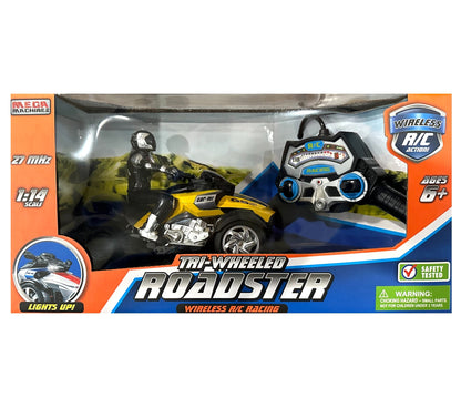 1:14 ROADSTER DE TRES RUEDAS CONTROL REMOTO SURTIDO