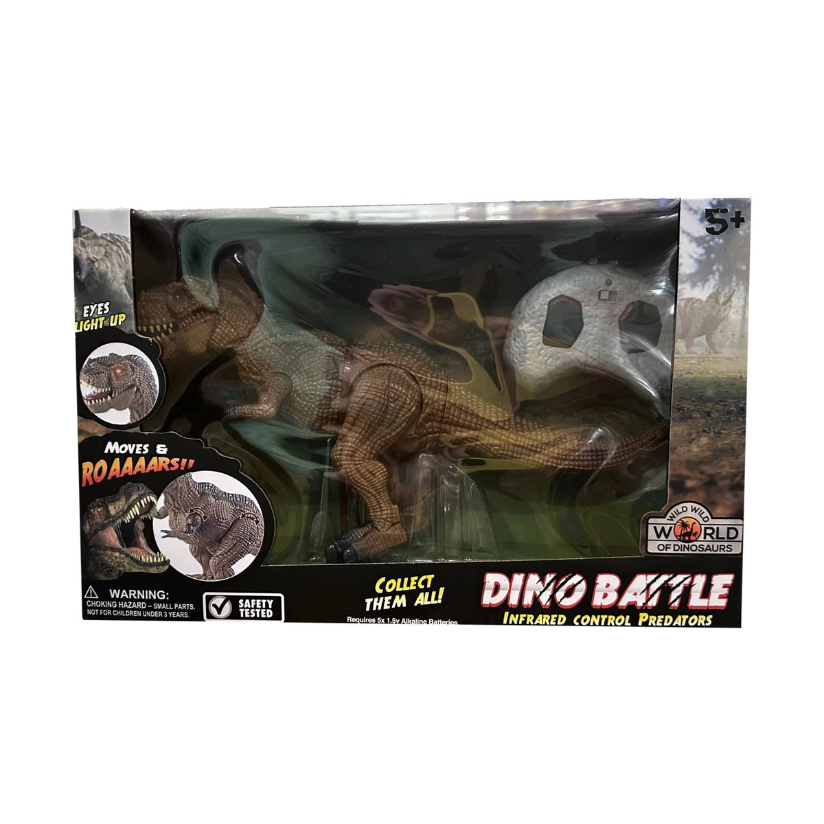 INFRARED DINO BATTLE REMOTE CONTROLLED ASSORTED