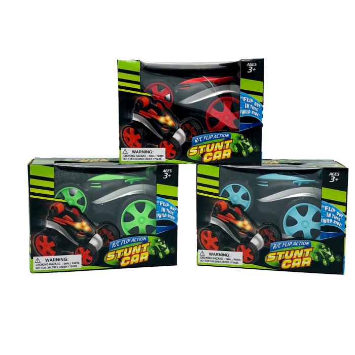 FLIP ACTION STUNT CAR REMOTE CONTROLLED ASSORTED