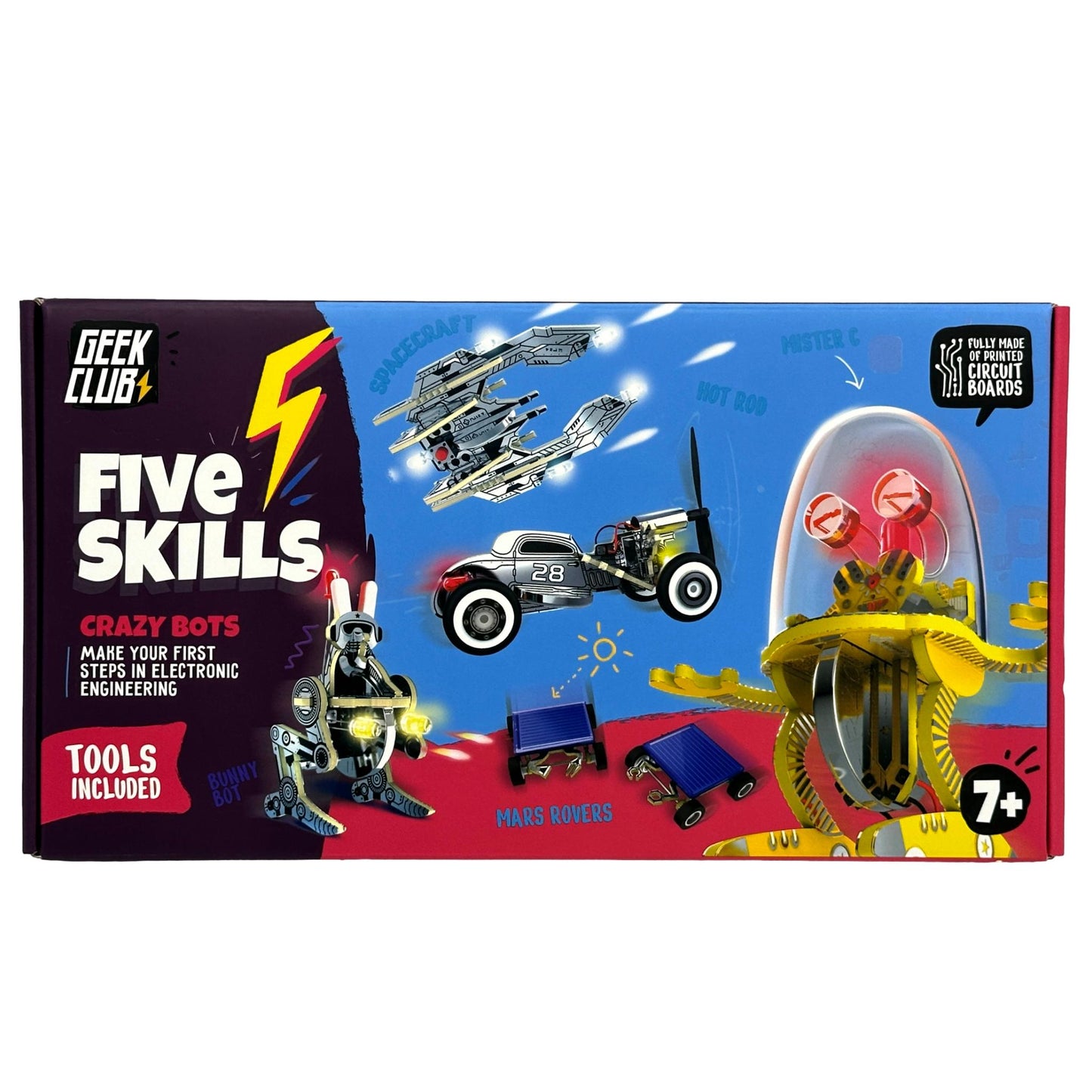 FIVE SKILLS CRAZY BOTS