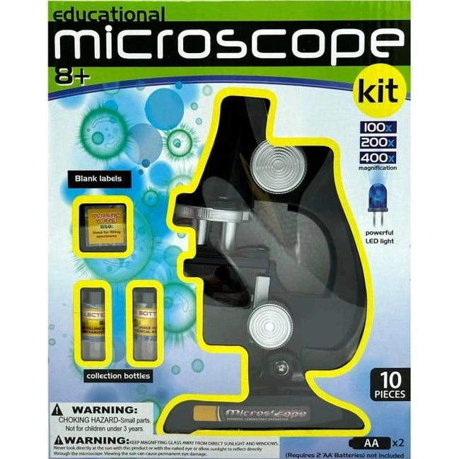 10 PC EDUCATIONAL MICROSCOPE KIT