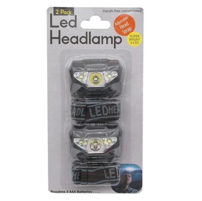 2 PK LED HEADLAMPS
