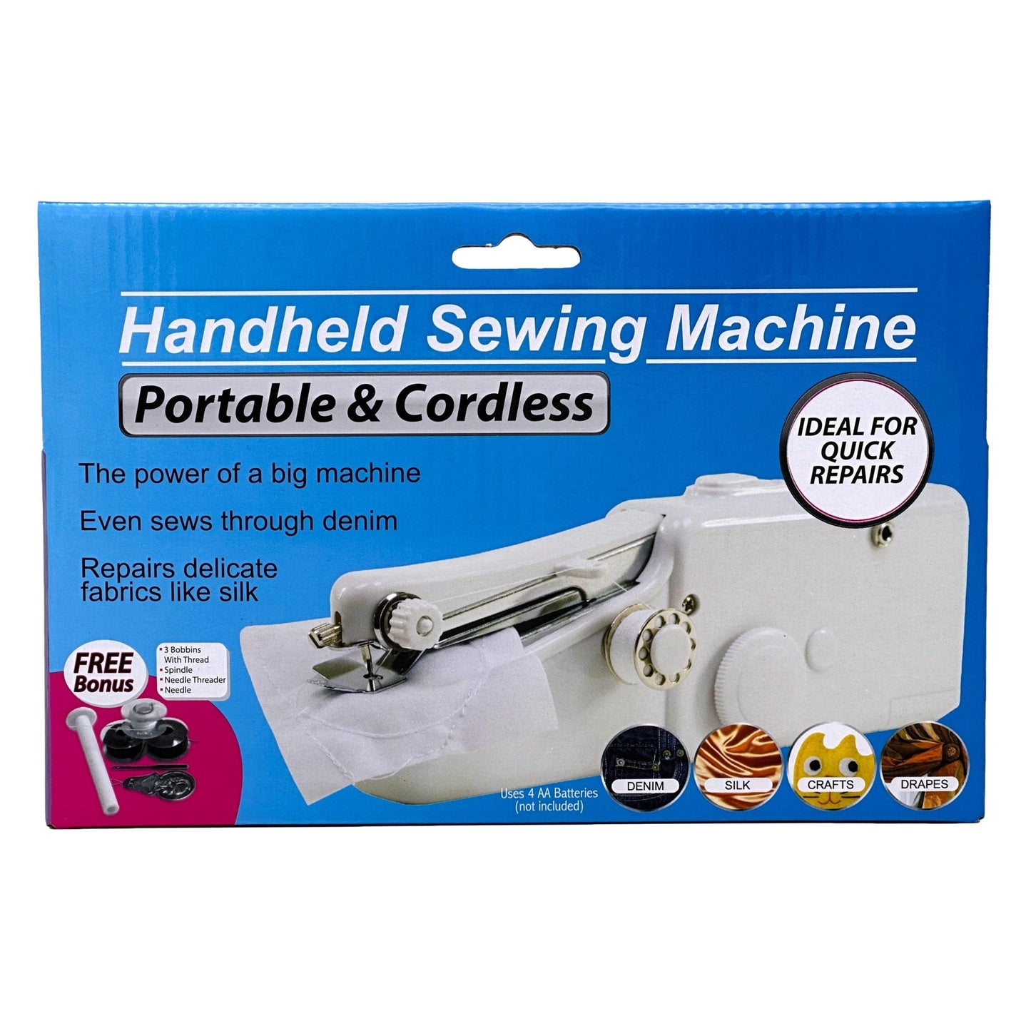 HANDHELD SEWING MACHINE PORTABLE AND CORDLESS