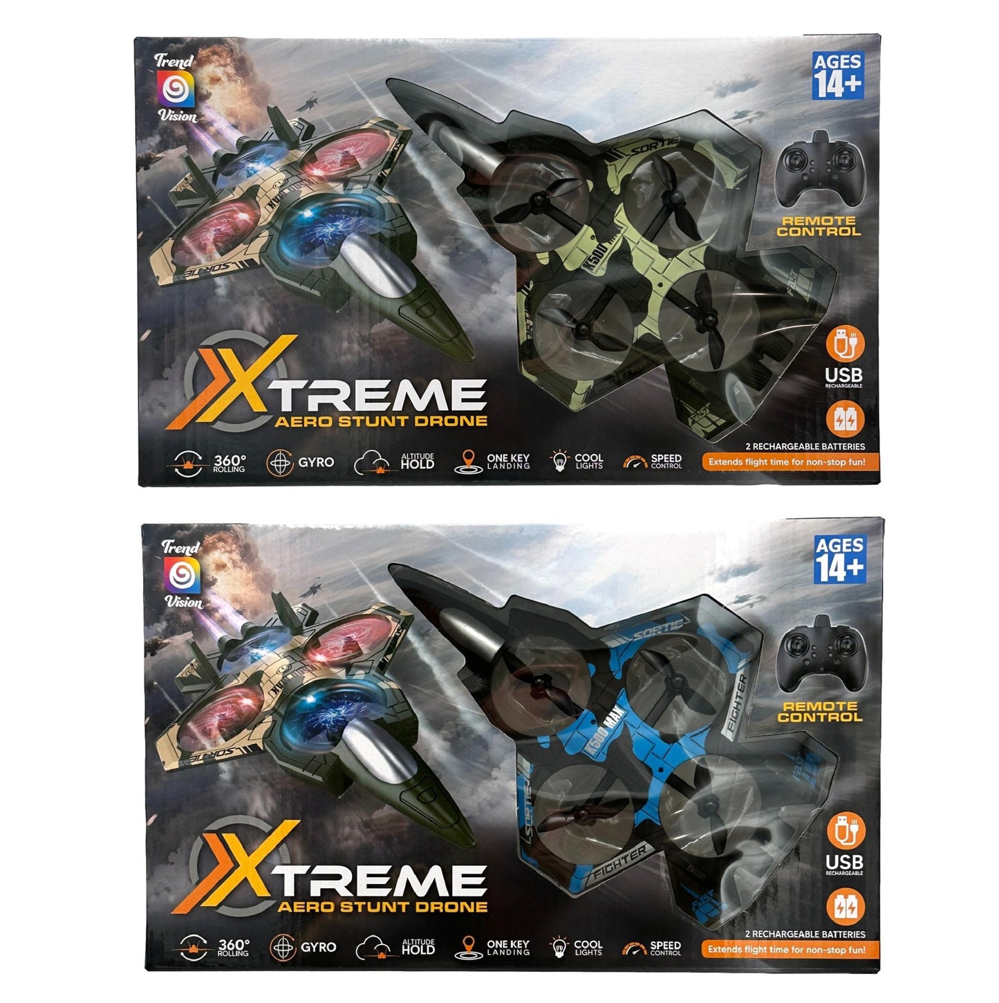 DRON ACROBACIA AERO EXTREMA CONTROL REMOTO SURTIDO