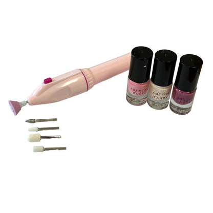 SET DE HERRAMIENTAS DE MANICURA Y ESMALTE DE UÑAS