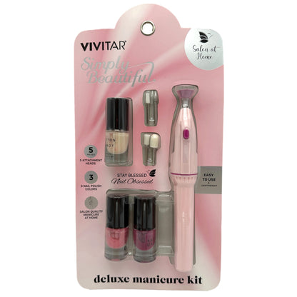 SET DE HERRAMIENTAS DE MANICURA Y ESMALTE DE UÑAS