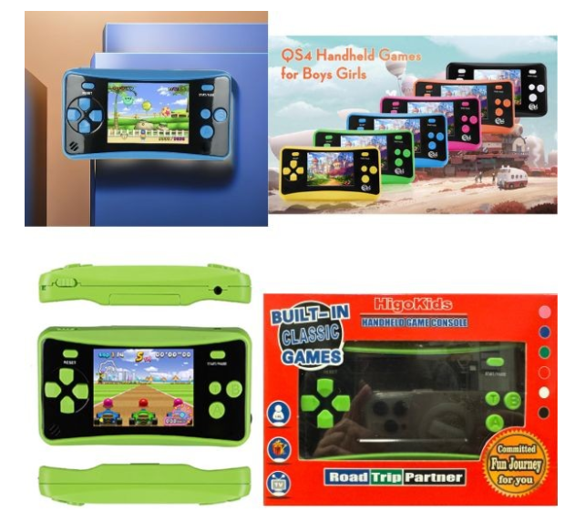 182-IN-1 HANDHELD GAME CONSOLE ASSORTED