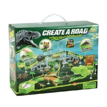 166 PC DINOSAUR RACE TRACK