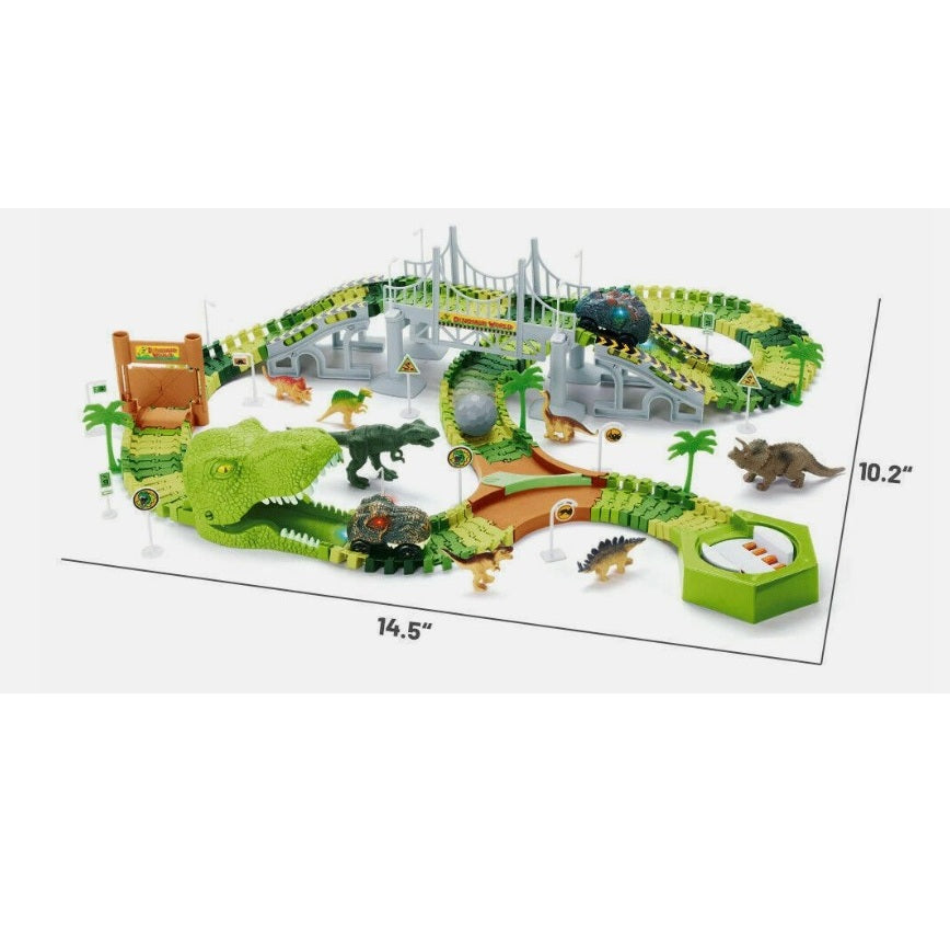 166 PC DINOSAUR RACE TRACK