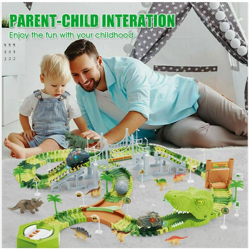 166 PC DINOSAUR RACE TRACK