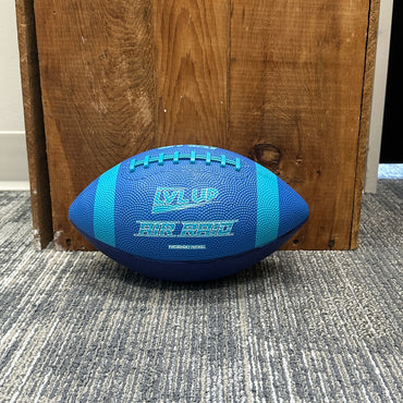 JUNIOR BLUE RUBBER FOOTBALL SIZE 7