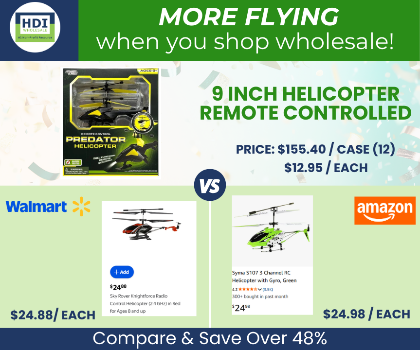9 IN PREDATOR HELICOPTER