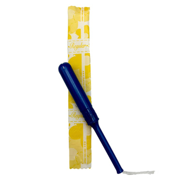 18 CT BOX REGULAR TAMPONS PLASTIC APPLICATOR