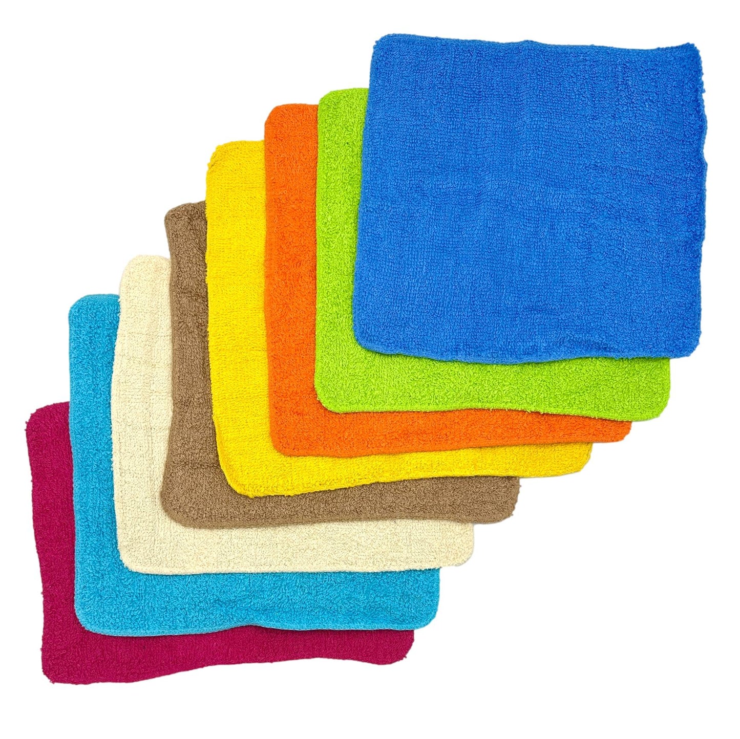 SOLID WASH CLOTH ASSORTED