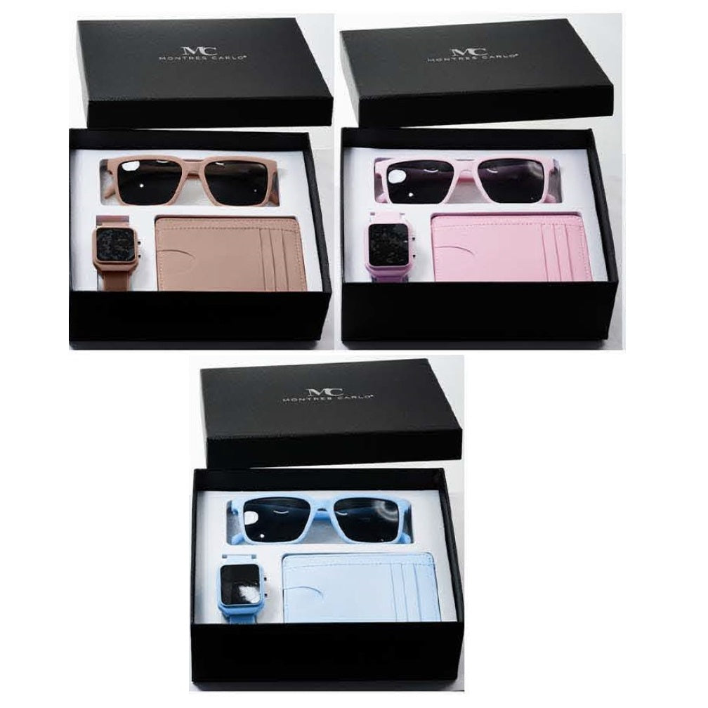 SET DE REGALO DE 3 RELOJES DIGITALES PARA NIÑA