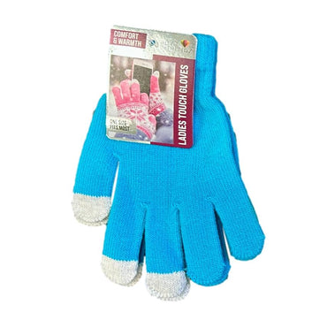 WOMEN'S TOUCH SCREEN GLOVES ASSORTED