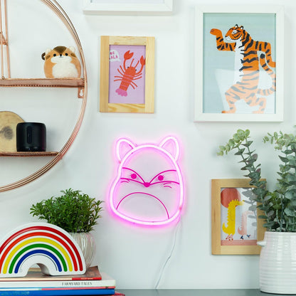 FIFI THE FOX NEON WALL LIGHT USB POWERED 9 X 7 IN
