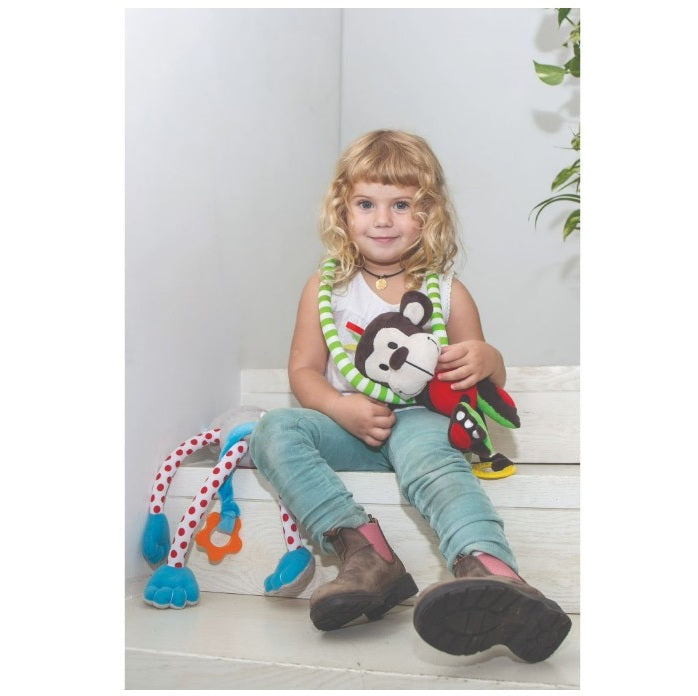 17 IN PLUSH HAPPY MONKEY