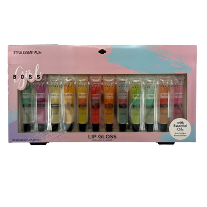 12 PC GIRL BOSS LIP GLOSS SET