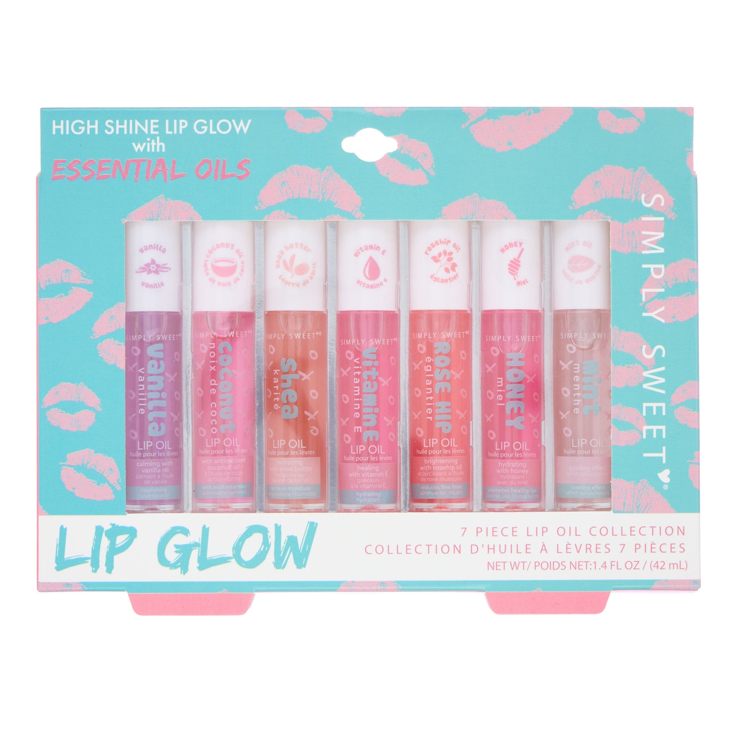 7 PC HIGH SHINE LIP OIL COLLECTION