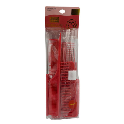 10 PC CURLIQUE PINK MULTI COMB SET