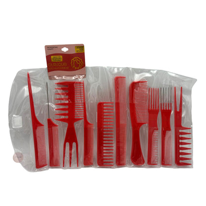 10 PC CURLIQUE PINK MULTI COMB SET