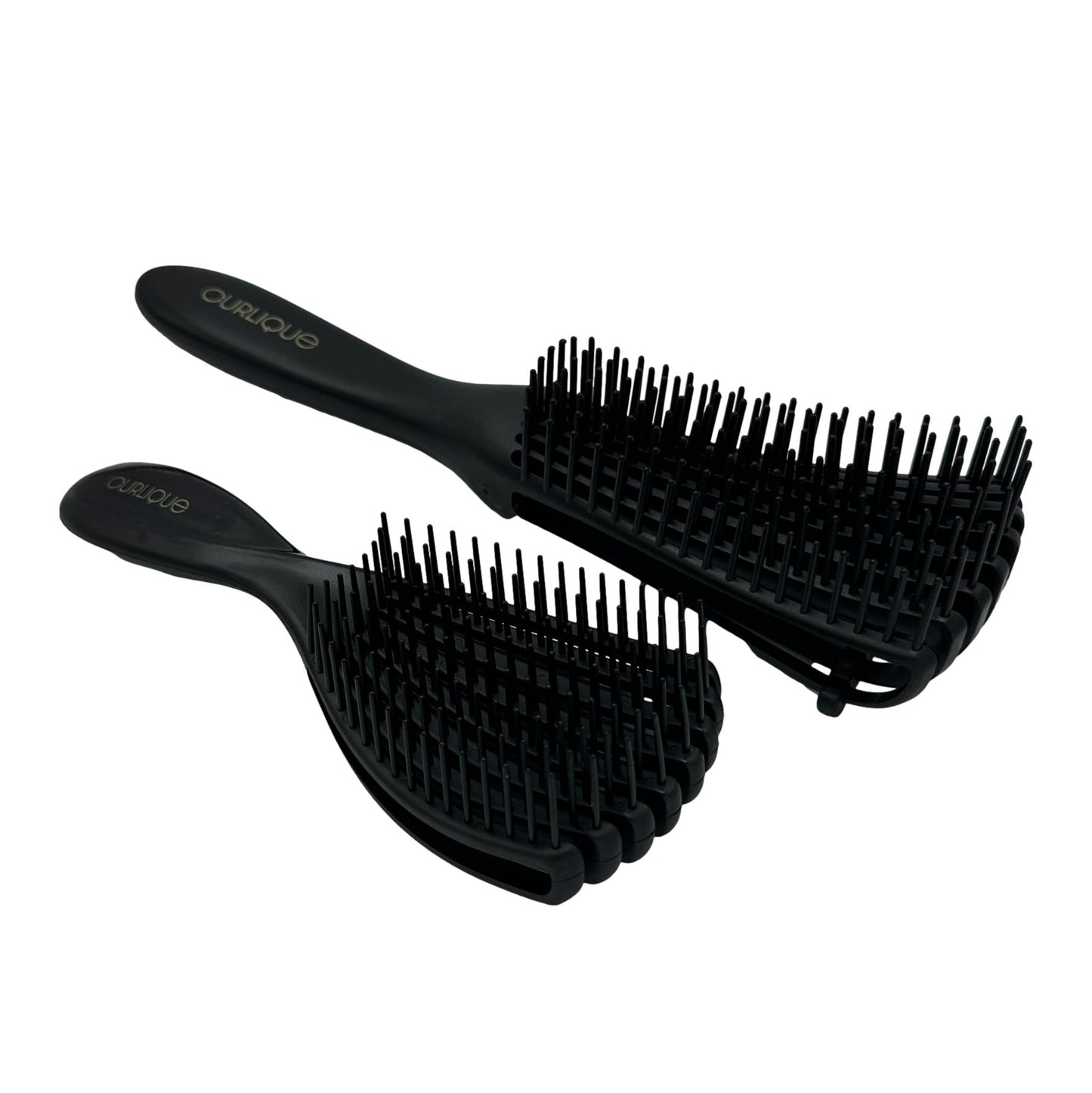 2 PC BLACK RAKE BRUSH AND MINI BRUSH