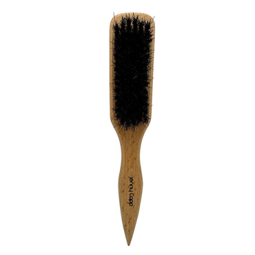 TEASING BOAR BRUSH WITH RAT TAIL