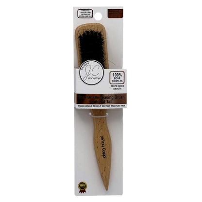TEASING BOAR BRUSH WITH RAT TAIL