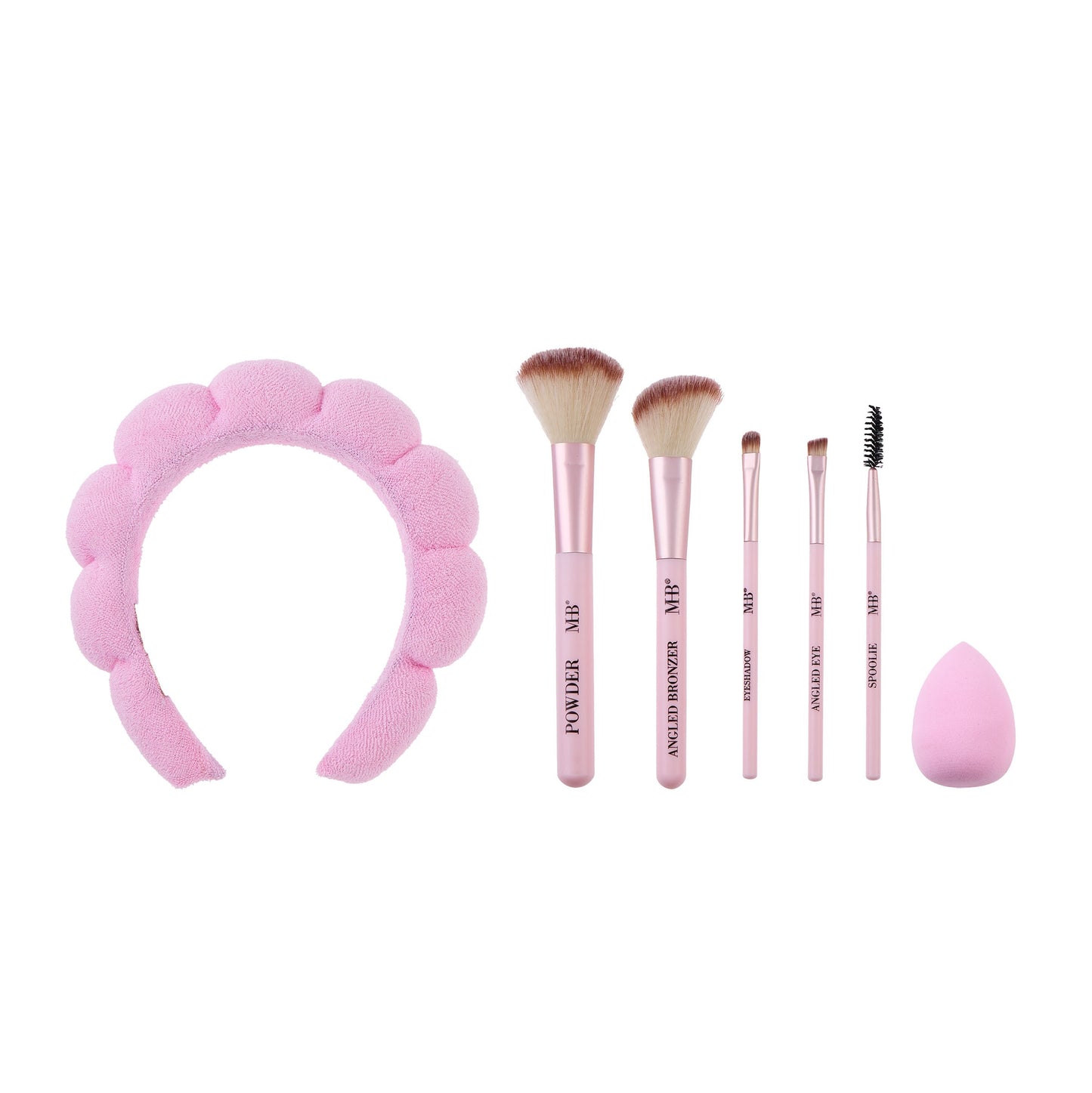 7 PC PINK GET READY WITH ME COSMETIC KIT