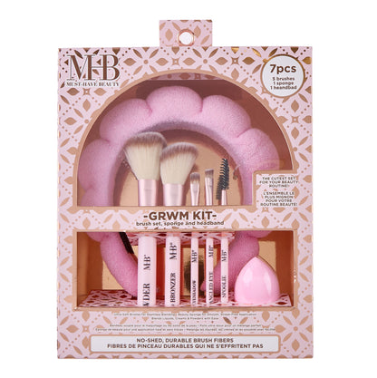 7 PC PINK GET READY WITH ME COSMETIC KIT