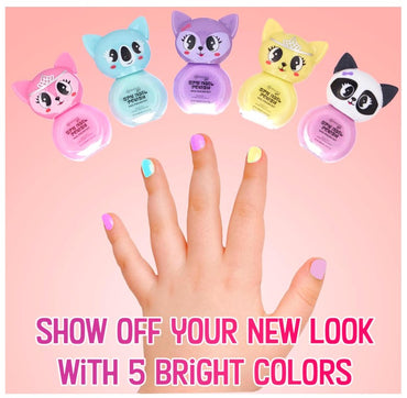 5 PC PASTEL NAIL POLISH SET