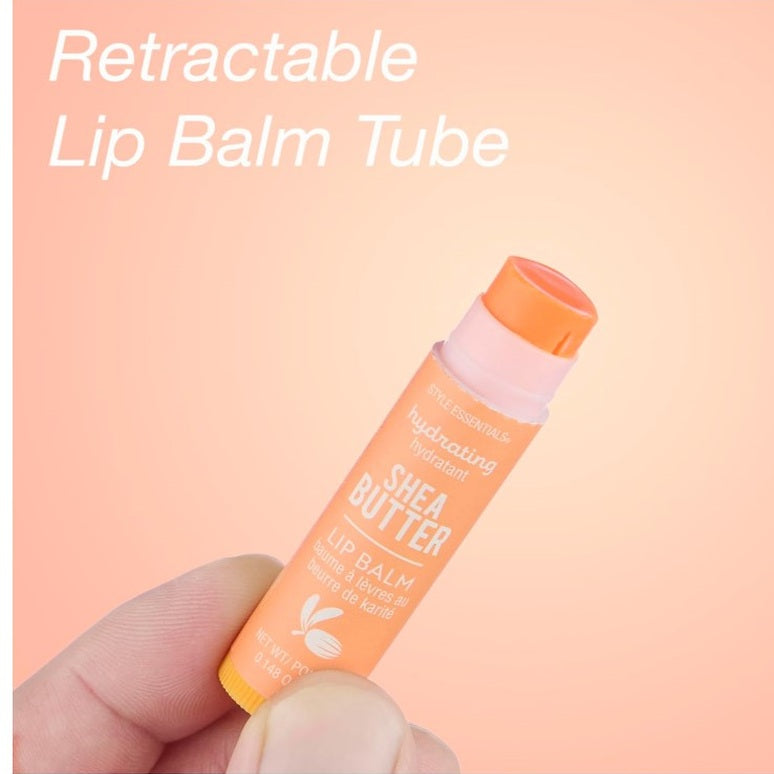 10 PC LIP BALM WITH ESSENTIAL OILS COLLECTION