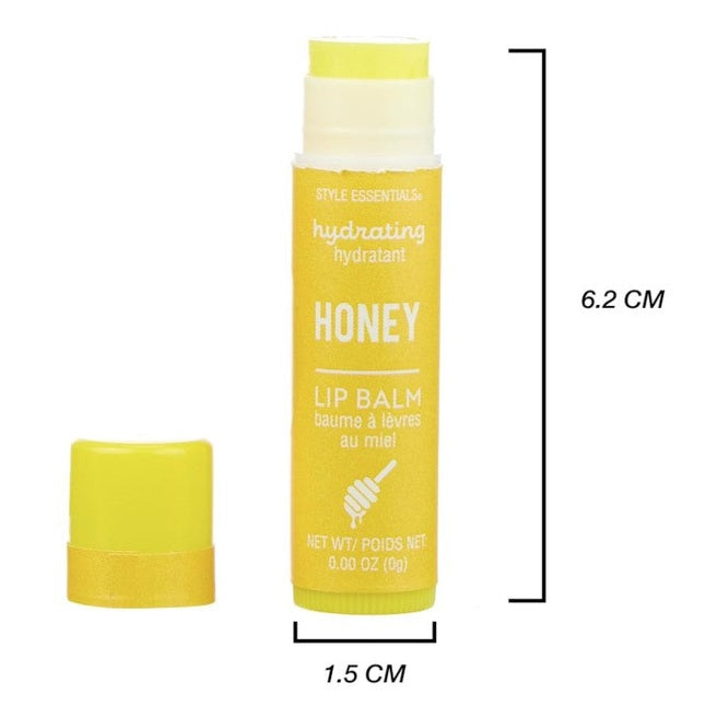 10 PC LIP BALM WITH ESSENTIAL OILS COLLECTION